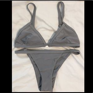 Gray Bikini Set